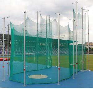 Gabbia di protezione alluminio certificata IAAF